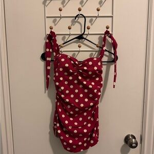 Esther Williams Polka Dot One Piece Swimsuit